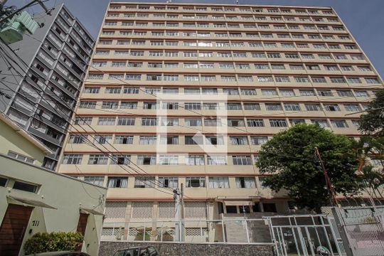 Fachada e portaria de apartamento à venda com 1 quarto, 60m² em Vila Mariana, São Paulo