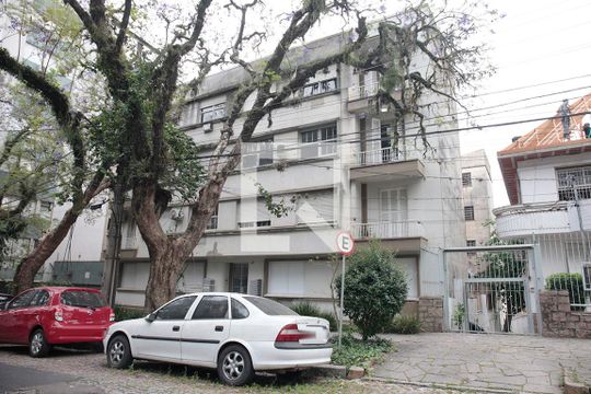 Fachada de apartamento à venda com 3 quartos, 116m² em Petrópolis, Porto Alegre