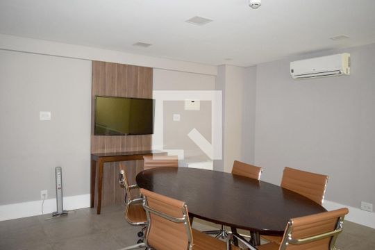 Coworking - Sala de reunião de apartamento à venda com 1 quarto, 47m² em Pinheiros, São Paulo