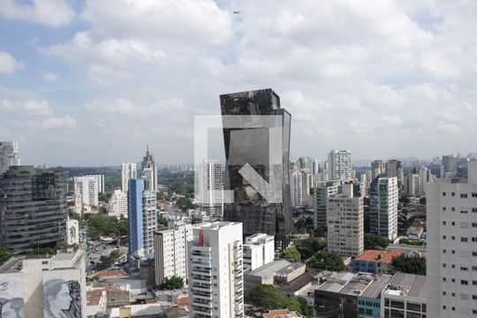 Vista do Rooftop de apartamento à venda com 1 quarto, 47m² em Pinheiros, São Paulo
