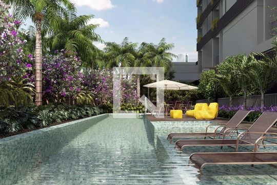 Área comum  de kitnet/studio para alugar com 1 quarto, 30m² em Pinheiros, São Paulo