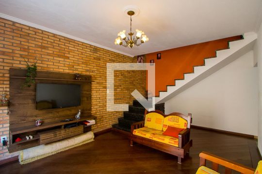 Sala de casa à venda com 3 quartos, 157m² em Vila Bastos, Santo André