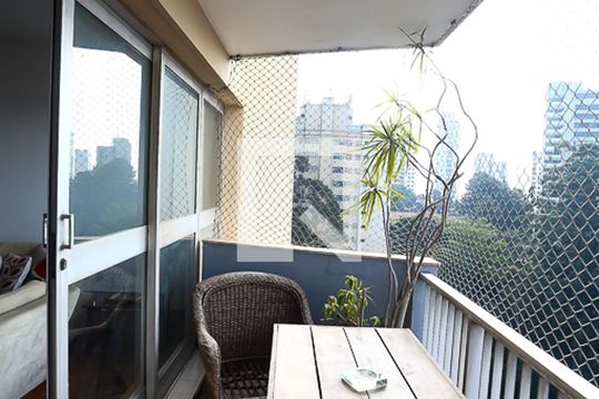 Varanda da Sala de apartamento à venda com 4 quartos, 220m² em Vila Sonia, São Paulo