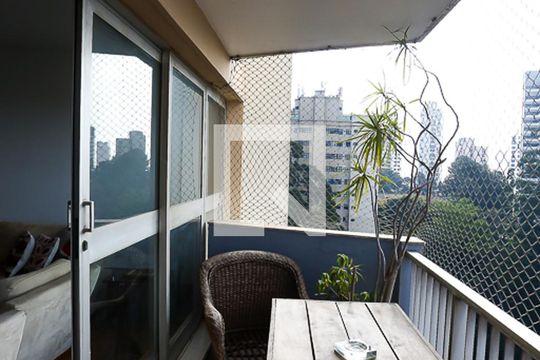 Varanda da Sala de apartamento à venda com 4 quartos, 220m² em Vila Sonia, São Paulo