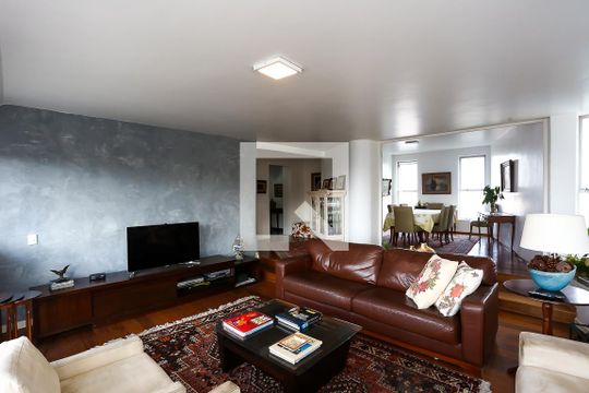 Sala 1 de apartamento à venda com 4 quartos, 220m² em Vila Sonia, São Paulo