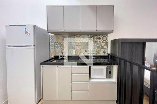 Kitnet - Cozinha de apartamento para alugar com 1 quarto, 20m² em Perdizes, São Paulo