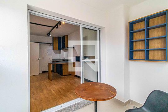 Studio - Varanda de kitnet/studio à venda com 1 quarto, 31m² em Butantã, São Paulo