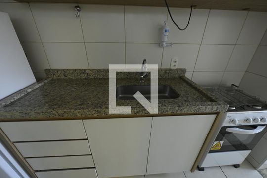 Cozinha de kitnet/studio para alugar com 1 quarto, 50m² em Setor Oeste, Goiânia