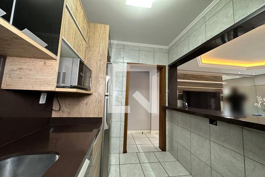 Cozinha de apartamento para alugar com 3 quartos, 89m² em Rio dos Sinos, São Leopoldo