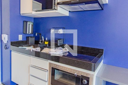 Cozinha de apartamento à venda com 1 quarto, 26m² em Vila Mariana, São Paulo