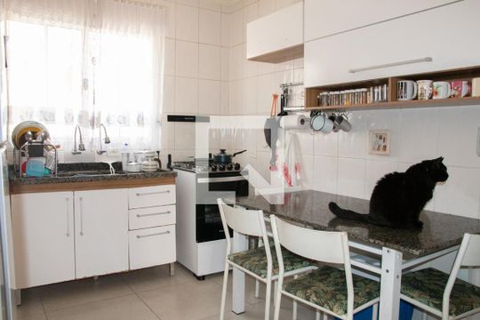 Cozinha de casa de condomínio à venda com 2 quartos, 74m² em Vila Nova Mazzei, São Paulo