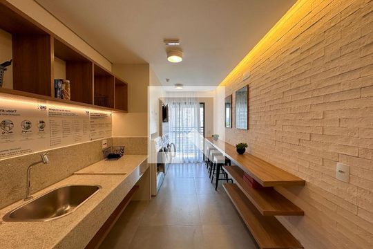 Área comum  de kitnet/studio à venda com 1 quarto, 27m² em Jardim das Acacias, São Paulo