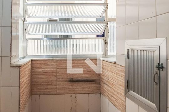 Cozinha de apartamento à venda com 3 quartos, 60m² em São Cristóvão, Rio de Janeiro