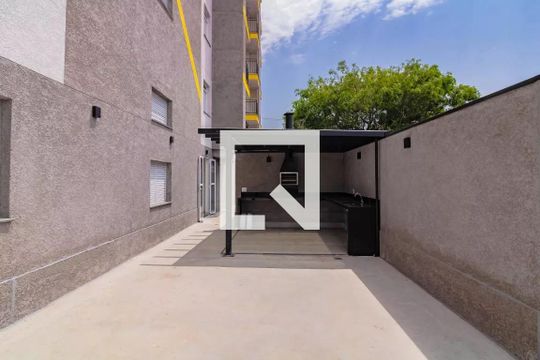 Área comum - Churrasqueira de kitnet/studio para alugar com 1 quarto, 30m² em Vila Campestre, São Paulo