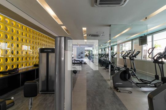 Área comum - Academia de kitnet/studio para alugar com 1 quarto, 34m² em Perdizes, São Paulo