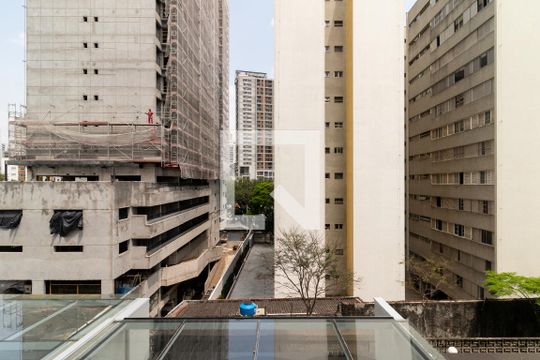 Vista da Sala de kitnet/studio para alugar com 1 quarto, 34m² em Perdizes, São Paulo