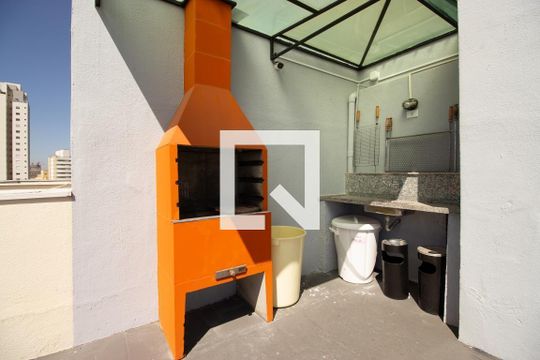Área comum - Churrasqueira de apartamento para alugar com 1 quarto, 35m² em Vila Mariana, São Paulo