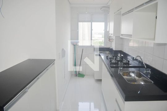 Cozinha de apartamento à venda com 2 quartos, 54m² em Residencial Parque da Fazenda, Campinas