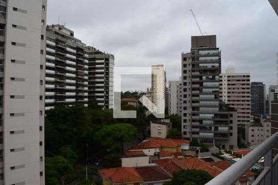 Vista da Varanda de kitnet/studio à venda com 1 quarto, 30m² em Sumaré, São Paulo