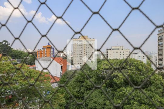 Vista da Sala de apartamento para alugar com 2 quartos, 80m² em Alto de Pinheiros, São Paulo