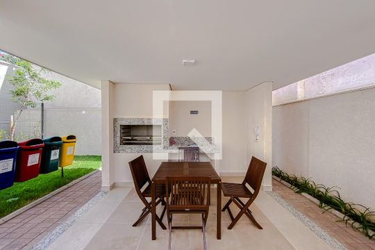 Área comum - Churrasqueira de apartamento para alugar com 1 quarto, 27m² em Brás, São Paulo