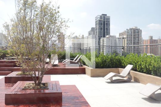 rooftop de kitnet/studio para alugar com 1 quarto, 24m² em Perdizes, São Paulo