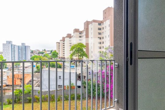 Varanda da Sala de apartamento para alugar com 2 quartos, 45m² em Vila Constança, São Paulo