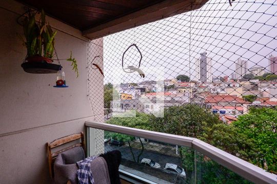 Sala - Varanda de apartamento para alugar com 3 quartos, 75m² em Vila das Merces, São Paulo