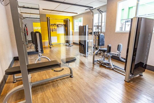 Área comum - Academia de apartamento para alugar com 1 quarto, 26m² em Brás, São Paulo