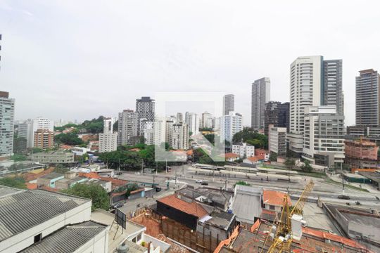 Vista da Varanda de apartamento à venda com 1 quarto, 48m² em Sumaré, São Paulo