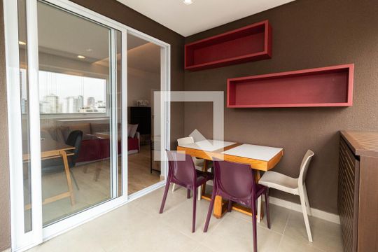 Varanda de apartamento à venda com 1 quarto, 48m² em Sumaré, São Paulo