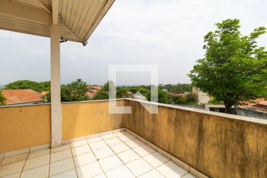 Sacada da Suíte 02 de casa à venda com 4 quartos, 331m² em Bosque de Barão Geraldo, Campinas