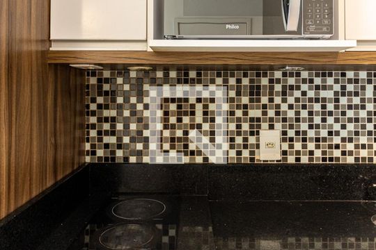 Cozinha - Cooktop de apartamento à venda com 1 quarto, 43m² em Santa Cecília, São Paulo
