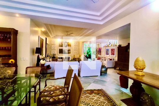 Sala de casa à venda com 6 quartos, 600m² em Gávea, Rio de Janeiro