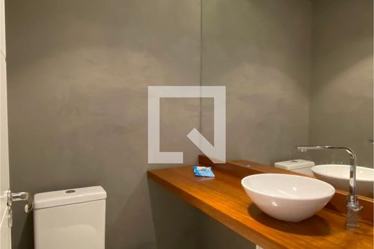Lavabo de apartamento para alugar com 3 quartos, 132m² em Alphaville, Santana de Parnaíba