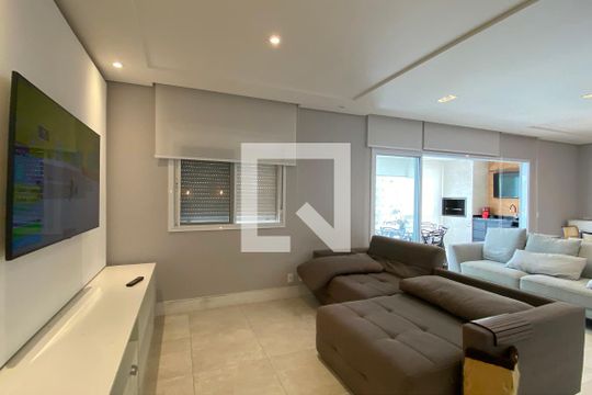 Sala de apartamento para alugar com 3 quartos, 132m² em Alphaville, Santana de Parnaíba