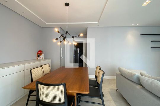 Sala de Jantar de apartamento para alugar com 3 quartos, 132m² em Alphaville, Santana de Parnaíba