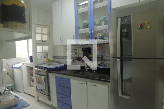 Cozinha de apartamento para alugar com 2 quartos, 56m² em Vila Clementino, São Paulo