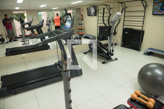 Área comum - Academia de apartamento para alugar com 2 quartos, 78m² em Aviação, Praia Grande