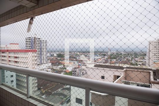 sacada Goumert de apartamento para alugar com 2 quartos, 78m² em Aviação, Praia Grande