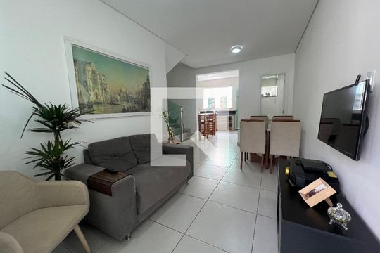 sala de casa à venda com 3 quartos, 127m² em Vale das Orquídeas, Contagem