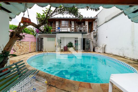 Sala - Vista de casa para alugar com 3 quartos, 450m² em Jardim Santo Amaro, São Paulo