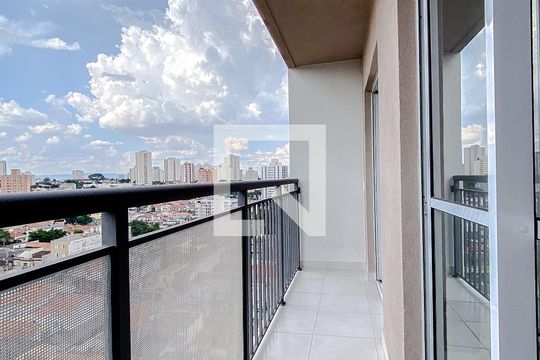 Varanda da Sala de apartamento para alugar com 1 quarto, 28m² em Jardim da Glória, São Paulo