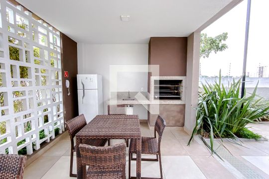 Área comum - Churrasqueira de apartamento para alugar com 1 quarto, 28m² em Jardim da Glória, São Paulo