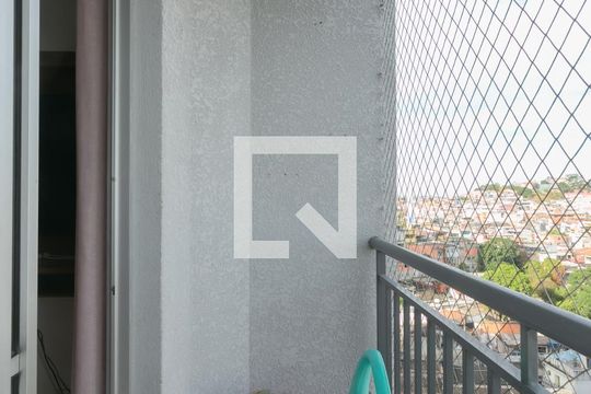 Varanda da Sala  de apartamento à venda com 2 quartos, 51m² em Cidade Líder, São Paulo