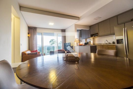 Sala de Jantar de apartamento à venda com 2 quartos, 70m² em Empresarial 18 do Forte, Barueri