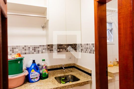 Área de Serviço de apartamento à venda com 2 quartos, 110m² em Vila Metalurgica, Santo André