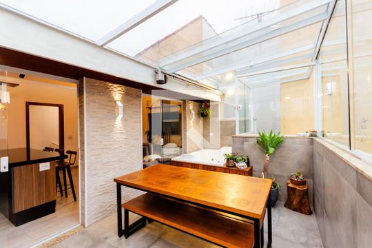 Área Gourmet de apartamento à venda com 2 quartos, 110m² em Vila Metalurgica, Santo André