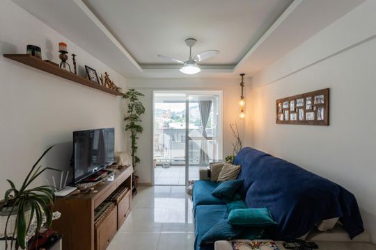 Sala de apartamento à venda com 3 quartos, 131m² em Praca da Bandeira, Rio de Janeiro