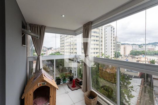 Varanda gourmet de apartamento à venda com 3 quartos, 131m² em Praca da Bandeira, Rio de Janeiro
